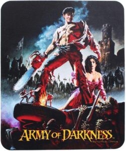 Mouse pad featuring the cover art for Army of Darkness
